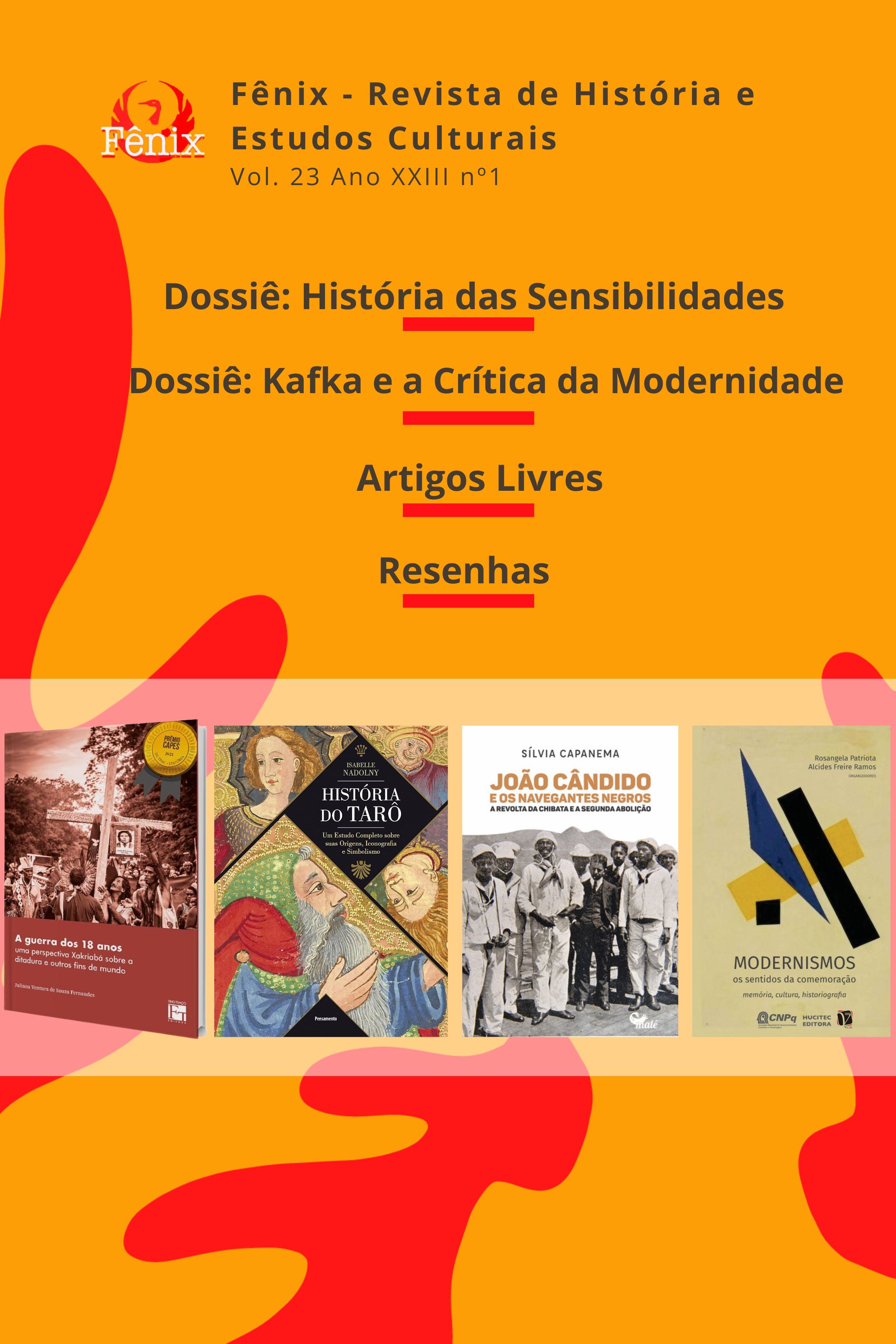 					Visualizar v. 23 n. 1 (23): Janeiro/Junho 2026 | Dossiês: História das Sensibilidades; Kafka e a Crítica da Modernidade
				